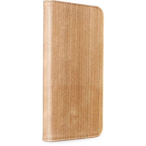 Natural Wood iPhone 15 Pro Folio Case